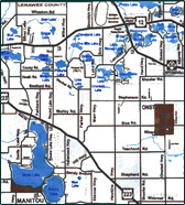 Lenawee County Map